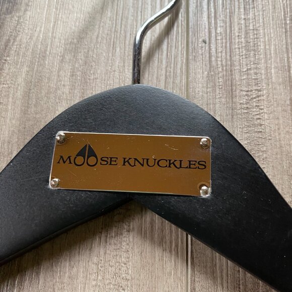 Moose Knuckles Wooden Hanger - Picture 2 of 3
